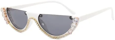 Модные солнцезащитные очки 2027 года с бриллиантами для женщин, сексуальные, с кристаллами, в оправе «кошачий глаз», с металлическими украшениями и стразами MTZJH, C2
Модные солнцезащитные очки 2027 года с бриллиантами для женщин, сексуальные, с кристаллами, в оправе «кошачий глаз», с металлическими украшениями и стразами MTZJH, C2