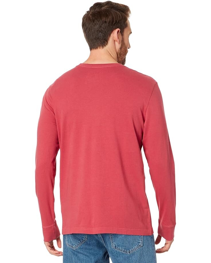 Футболка Life is Good Happy Pawliday Pups Long Sleeve Crusher Tee, цвет Faded Red 
Футболка Life is Good Happy Pawliday Pups Long Sleeve Crusher Tee, цвет Faded Red