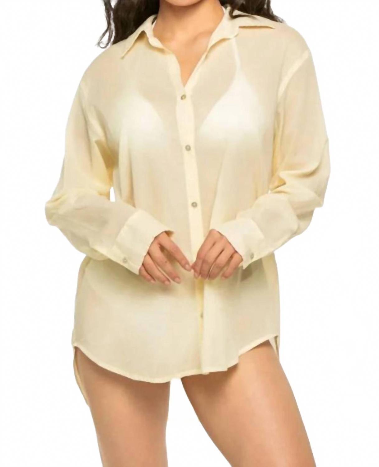 Лимонная рубашка оверсайз Sundry, Lemon
Лимонная рубашка оверсайз Sundry, Lemon