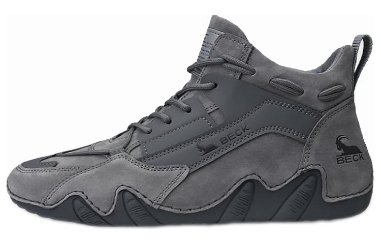 Износостойкие нескользящие высокие кеды мужские BECK, серый
Износостойкие нескользящие высокие кеды мужские BECK, серый