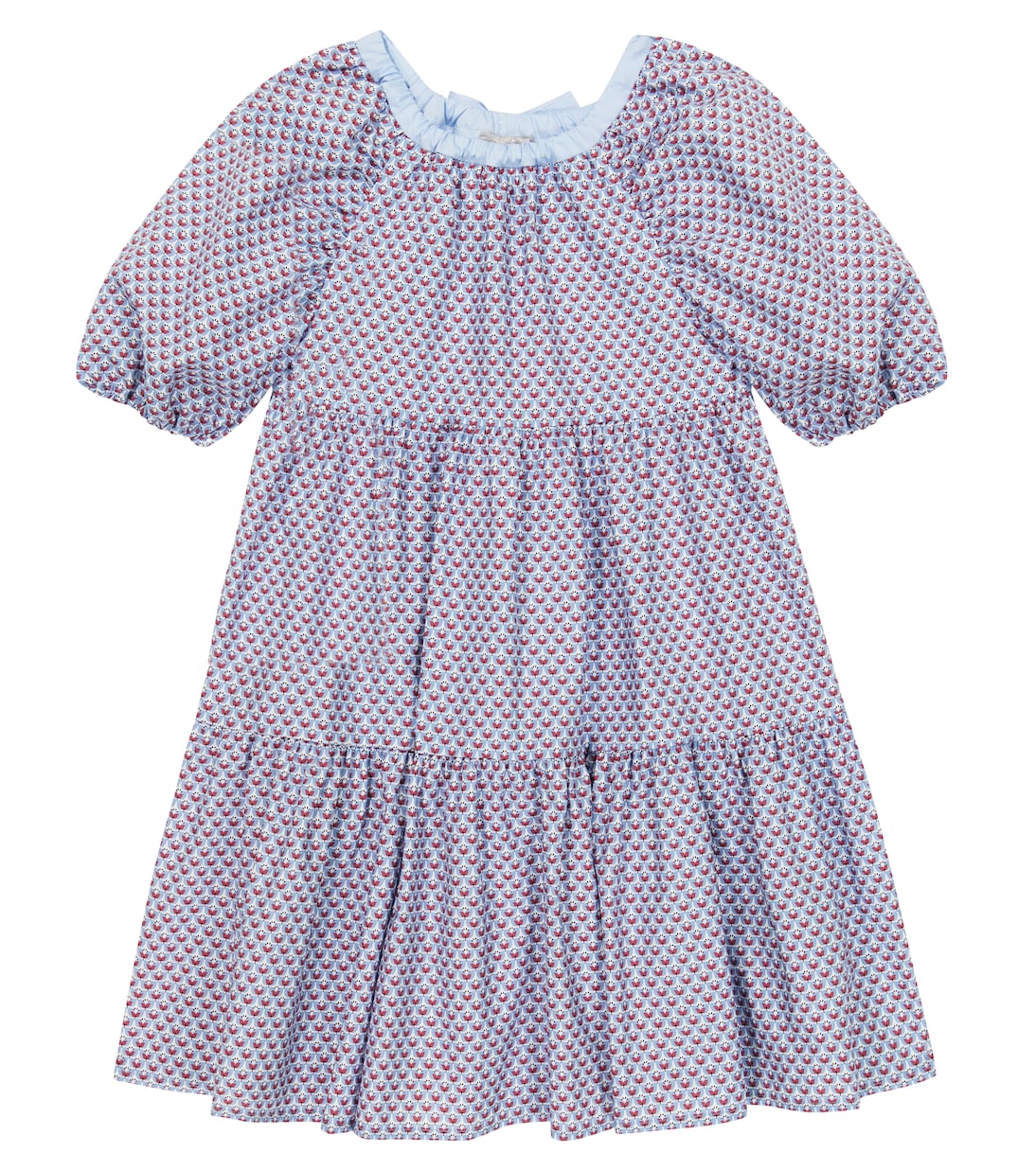 Платье из хлопкового набивного рисунка Il Gufo, светло-синий
Платье из хлопкового набивного рисунка Il Gufo, светло-синий