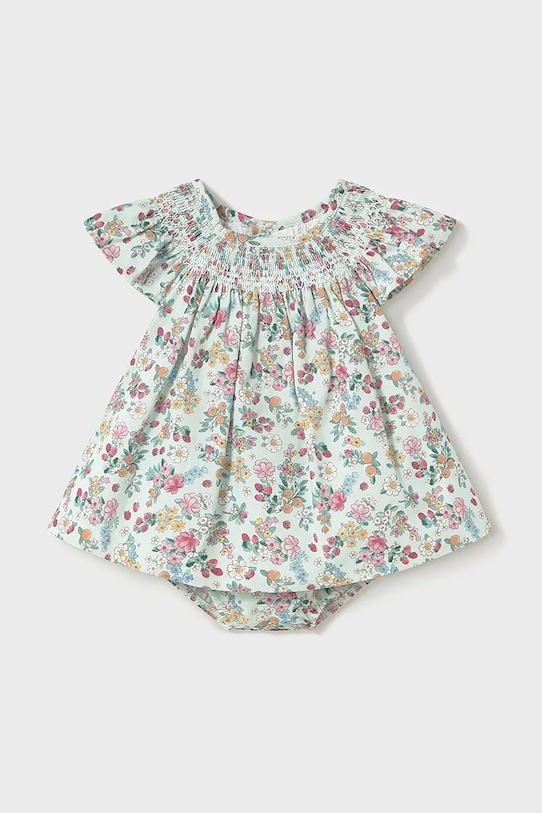 Хлопковое платье для малышей Mayoral Newborn, бирюзовый
Хлопковое платье для малышей Mayoral Newborn, бирюзовый