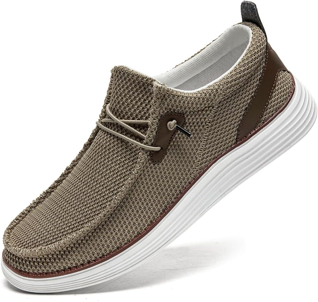 Мужские лоферы слипоны лодочные туфли кроссовки для ходьбы легкие повседневные модные спортивные туфли дышащие широкие Xkowuo, коричневый
Мужские лоферы слипоны лодочные туфли кроссовки для ходьбы легкие повседневные модные спортивные туфли дышащие широкие Xkowuo, коричневый