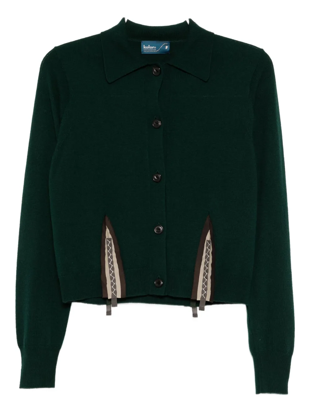 Шерстяной кардиган Kolor, зеленый
Шерстяной кардиган Kolor, зеленый