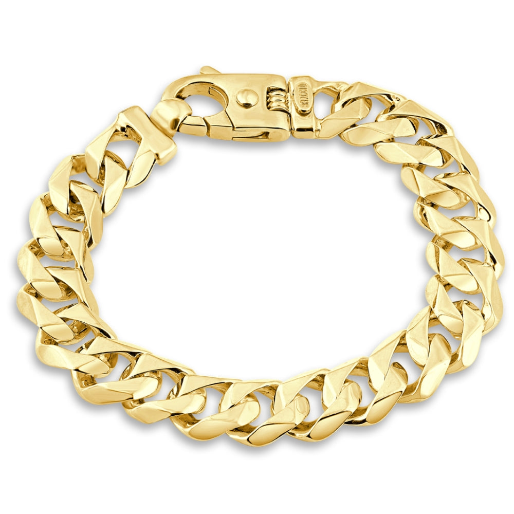 Мужской браслет Cuban Link из 14-каратного золота (74 грамма) или платины (119 граммов) 13,5 мм, 9 дюймов Pompeii2, 14K Yellow Gold
Мужской браслет Cuban Link из 14-каратного золота (74 грамма) или платины (119 граммов) 13,5 мм, 9 дюймов Pompeii2, 14K Yellow Gold
