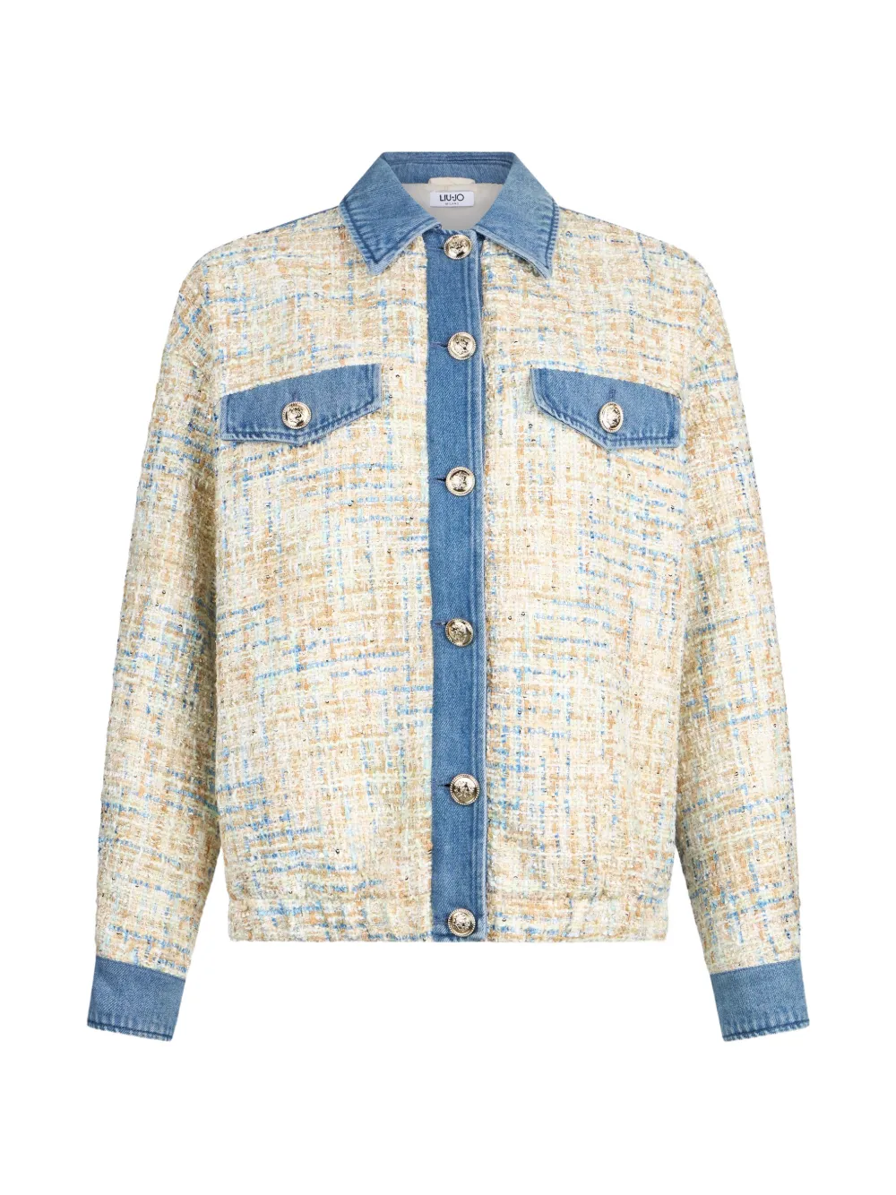 Жакет с эффектом букле Liu Jo, бежевый
Жакет с эффектом букле Liu Jo, бежевый