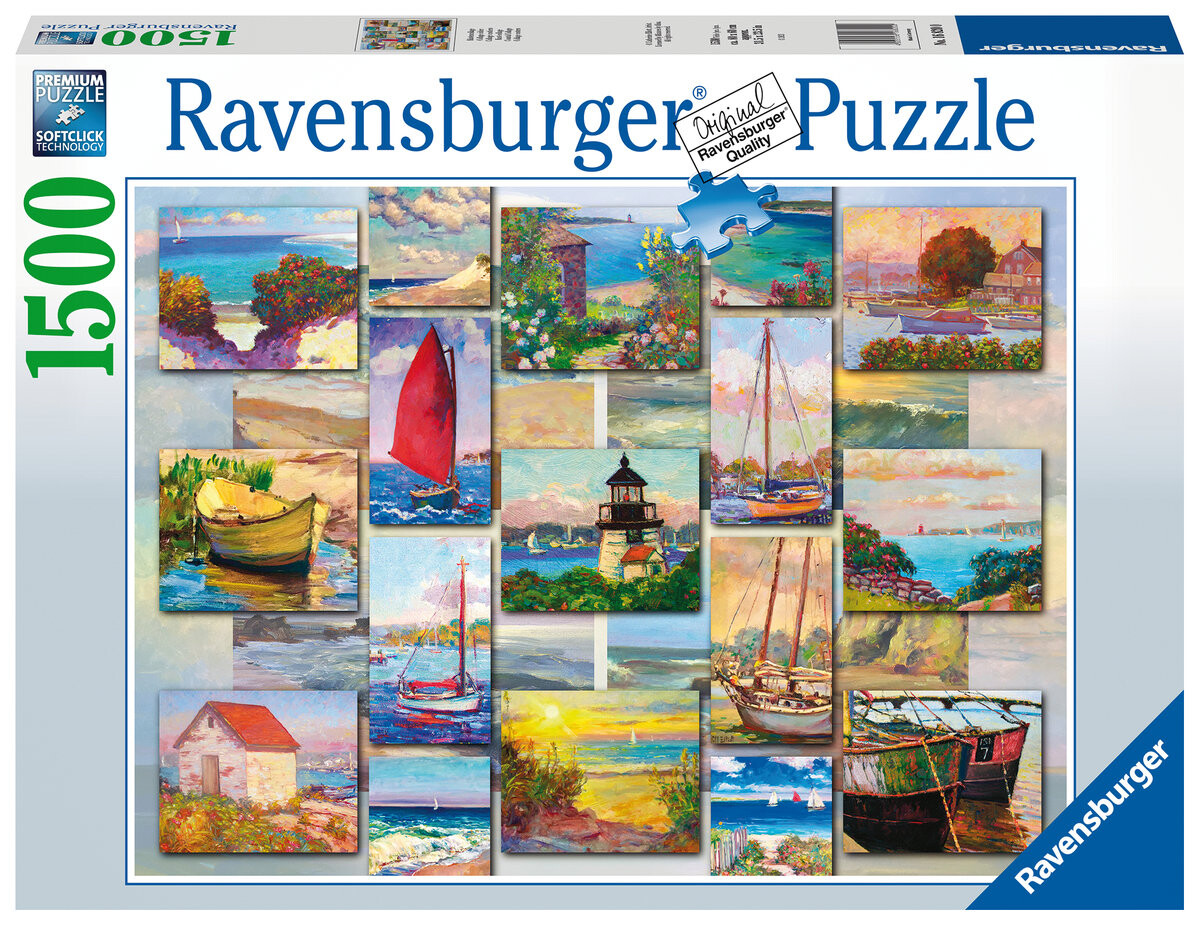 Ravensburger, пазл, Прибрежный коллаж, 1500 шт.
Ravensburger, пазл, Прибрежный коллаж, 1500 шт.