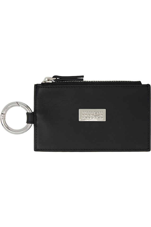 Кожаный кошелек-кольцо Mm6 Maison Margiela, черный
Кожаный кошелек-кольцо Mm6 Maison Margiela, черный