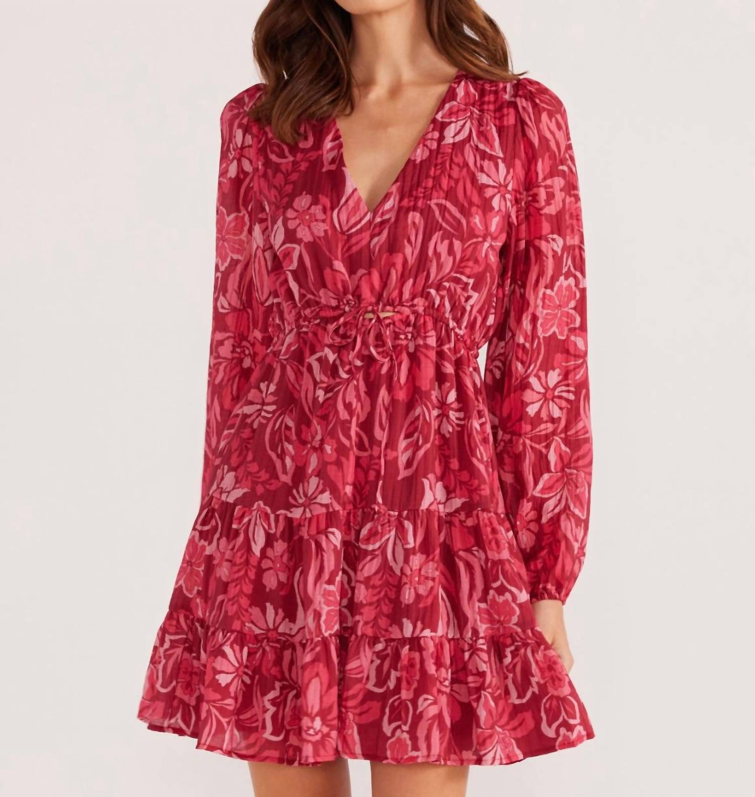 Платье мини Мэй в сливовом цветочном принте MINKPINK, Plum Florals
Платье мини Мэй в сливовом цветочном принте MINKPINK, Plum Florals