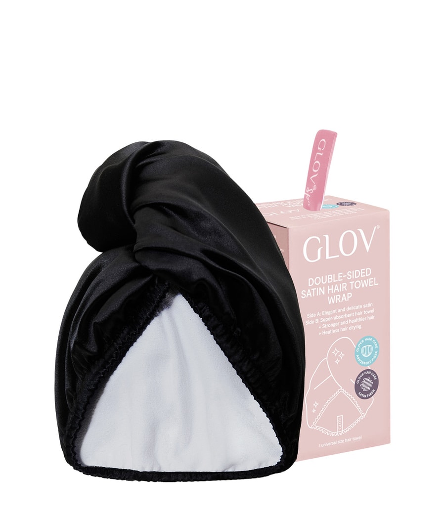 Полотенце для рук GLOV Hair Wrap Satin Black, 1 шт.
Полотенце для рук GLOV Hair Wrap Satin Black, 1 шт.