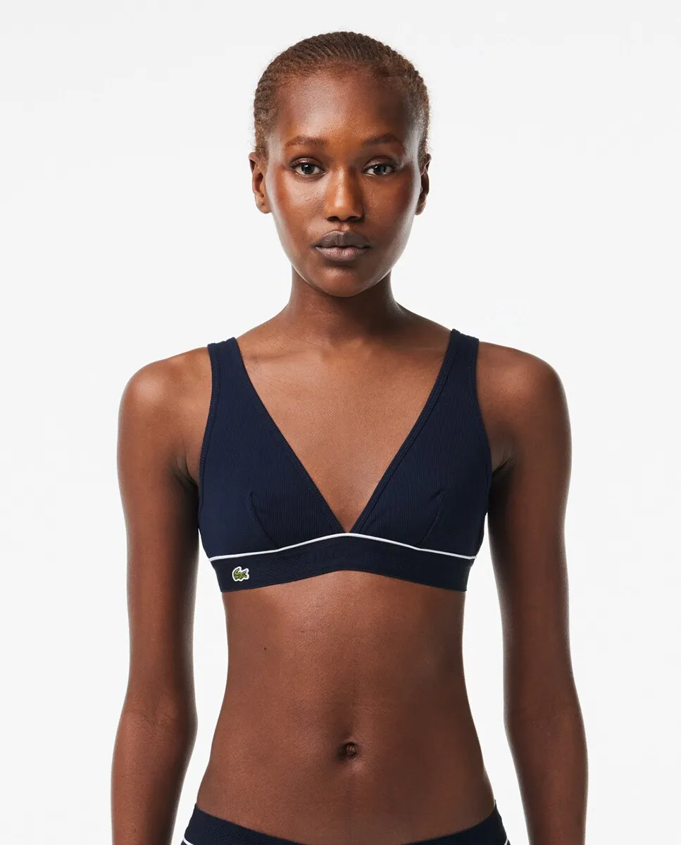 Треугольный бюстгальтер Lacoste, синий
Треугольный бюстгальтер Lacoste, синий