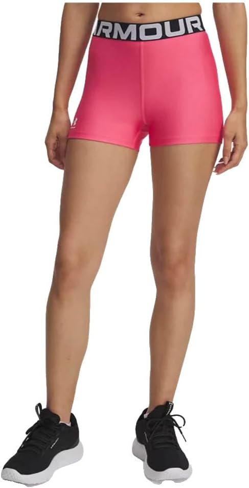 Женские короткие шорты Under Armour HeatGear Armour, Super Pink/White
Женские короткие шорты Under Armour HeatGear Armour, Super Pink/White