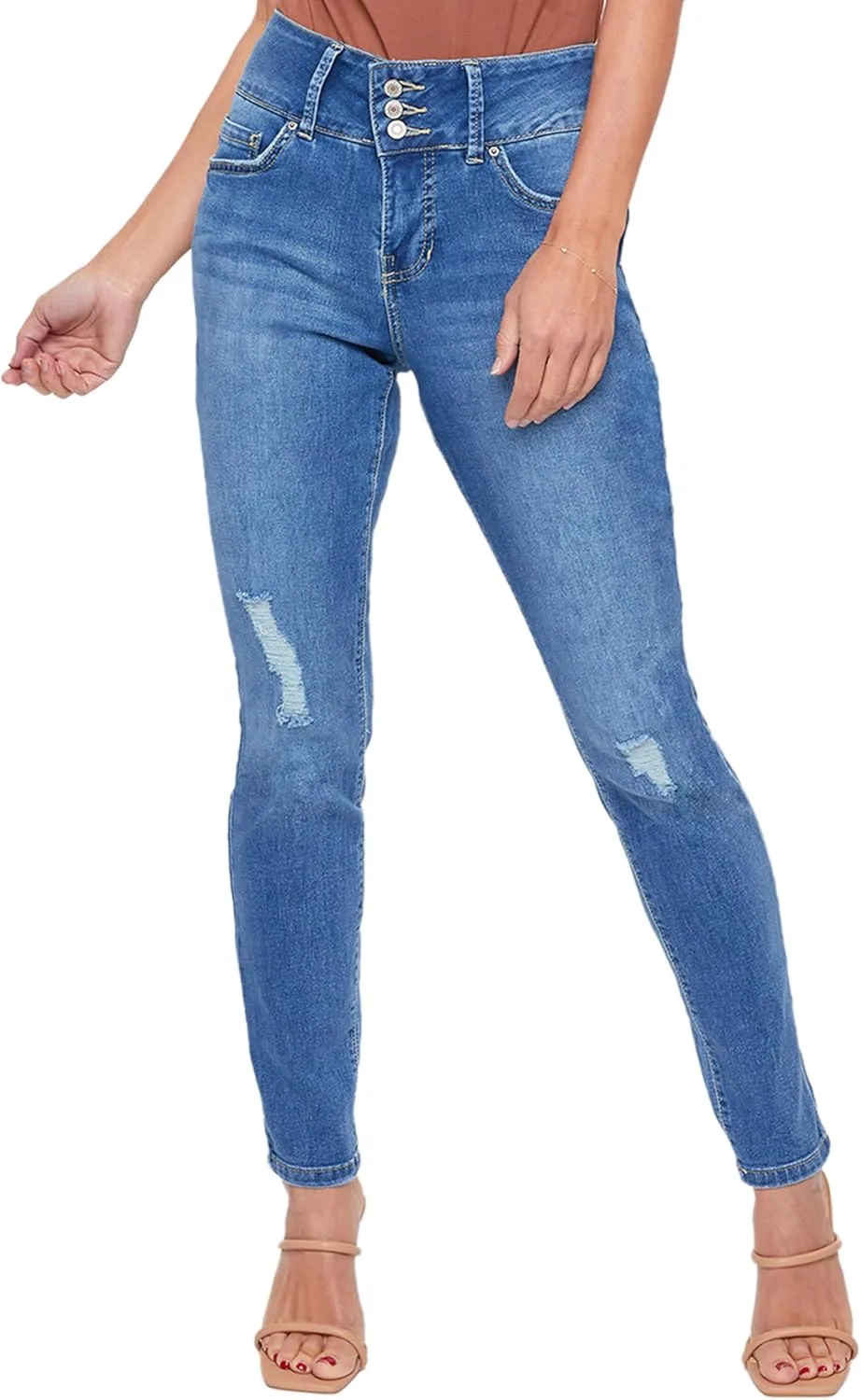 Женские джинсы Essential с высокой посадкой и тремя пуговицами Royalty For Me
Женские джинсы Essential с высокой посадкой и тремя пуговицами Royalty For Me