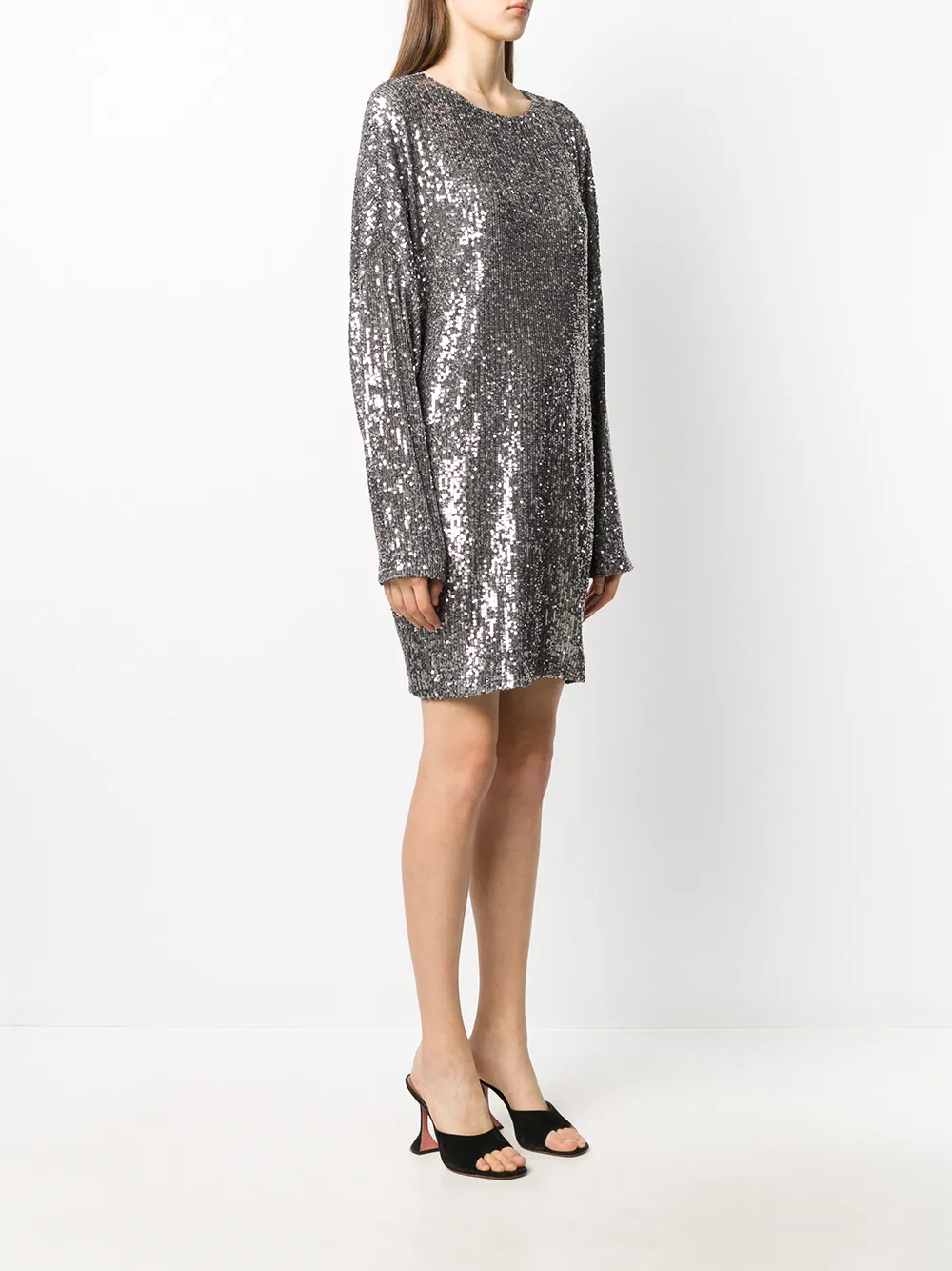 Платье с длинными рукавами и пайетками In The Mood For Love, серебряный
Платье с длинными рукавами и пайетками In The Mood For Love, серебряный
