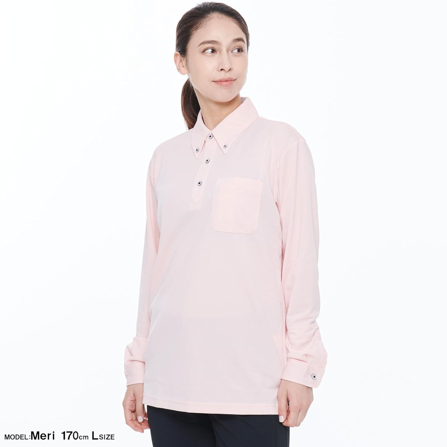 Поло-рубашка с длинными рукавами Sans JB55171, устойчивая к поту, розовая, размер L Sun-S
Поло-рубашка с длинными рукавами Sans JB55171, устойчивая к поту, розовая, размер L Sun-S