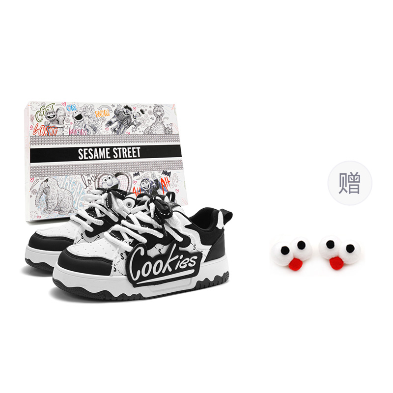 SESAME STREET Повседневные унисекс скейтерские кеды с противоскользящей подошвой, устойчивые к истиранию, легкие, на низком ходу, черно-белые реверсивные
SESAME STREET Повседневные унисекс скейтерские кеды с противоскользящей подошвой, устойчивые к истиранию, легкие, на низком ходу, черно-белые реверсивные