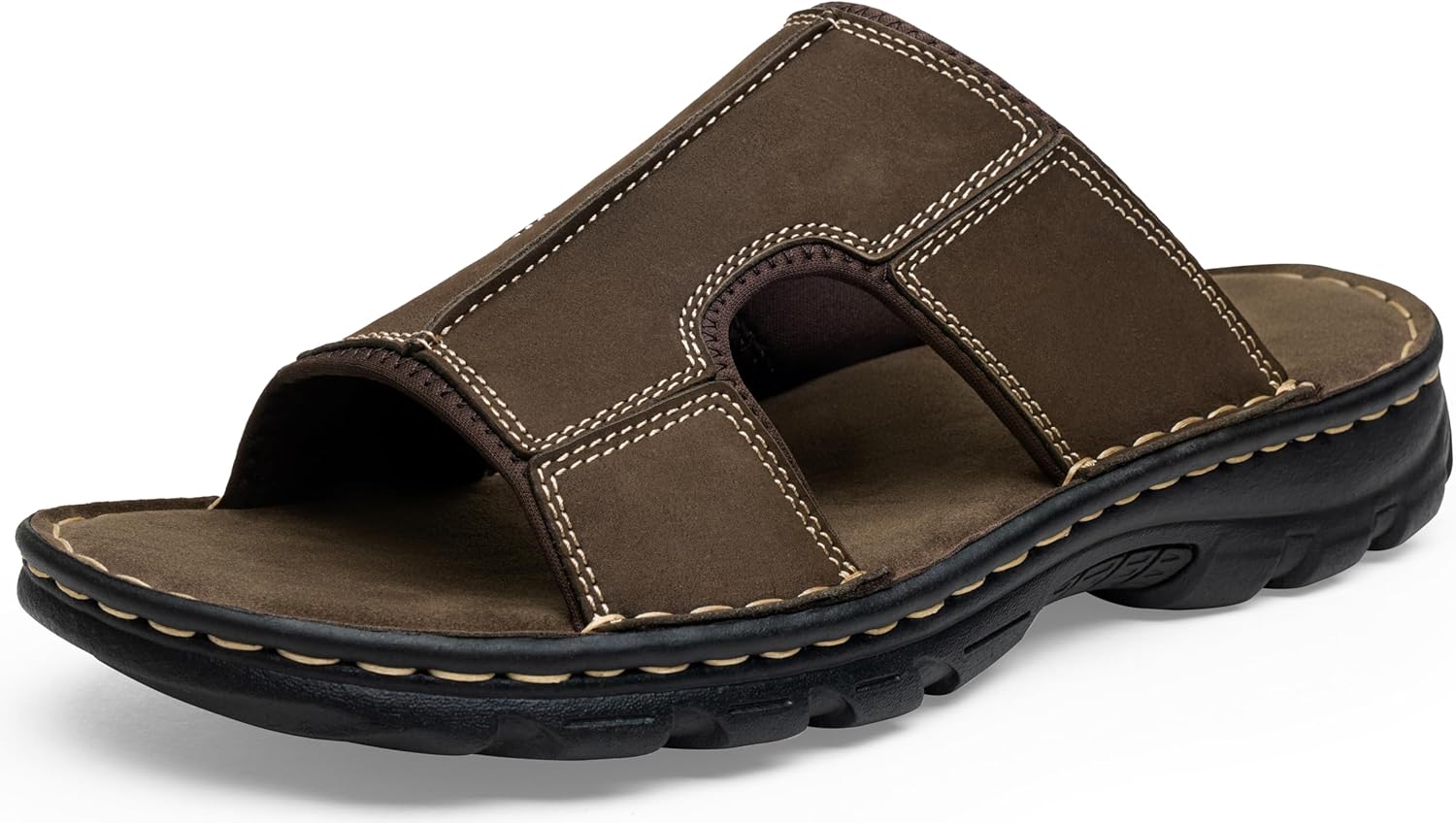 Сандалии JOUSEN для мужчин, кожаные шлепанцы, сандалии для мужчин на улицу и пляж, темно-коричневый
Сандалии JOUSEN для мужчин, кожаные шлепанцы, сандалии для мужчин на улицу и пляж, темно-коричневый