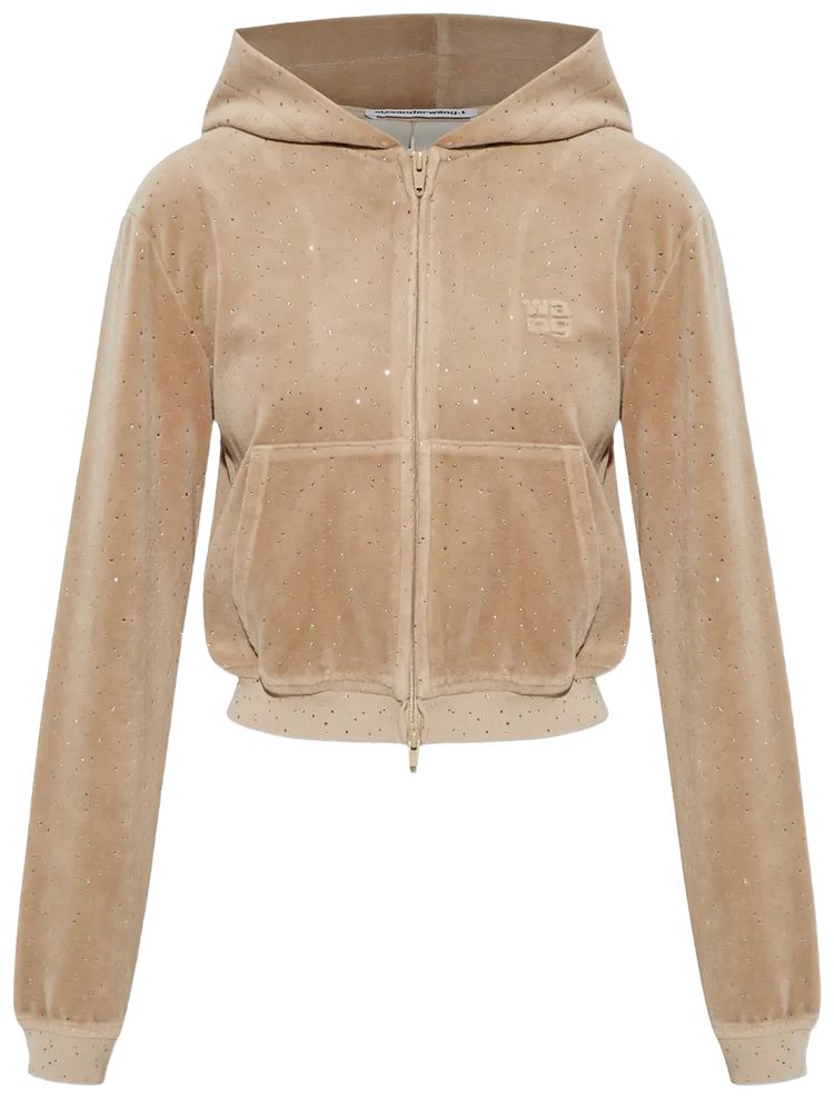 Худи Alexander Wang Allover Hotfix Shrunken Zip Up Hoodie, коричневый
Худи Alexander Wang Allover Hotfix Shrunken Zip Up Hoodie, коричневый