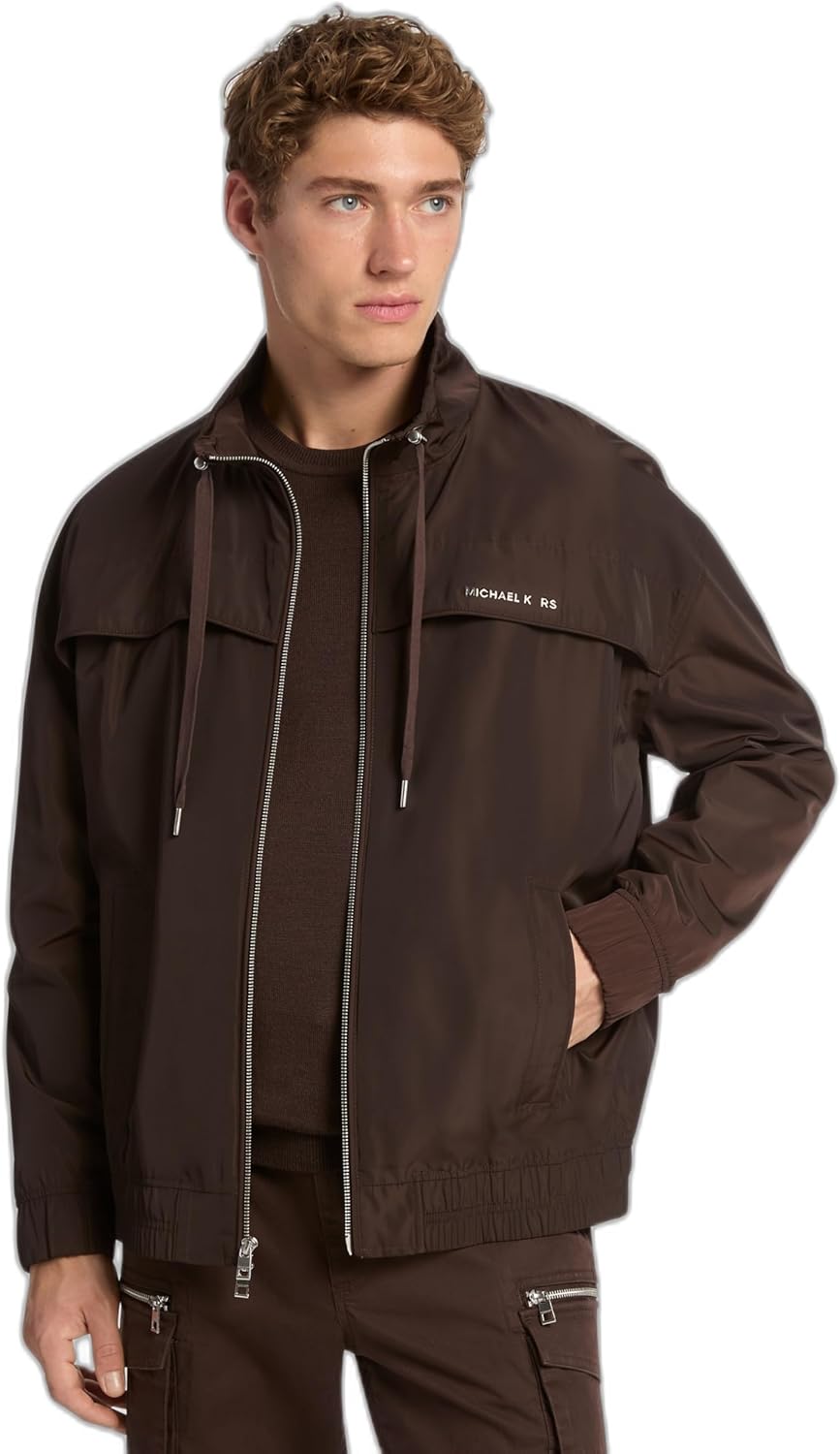 Michael Kors мужская ветровка из нейлона, Chocolate
Michael Kors мужская ветровка из нейлона, Chocolate