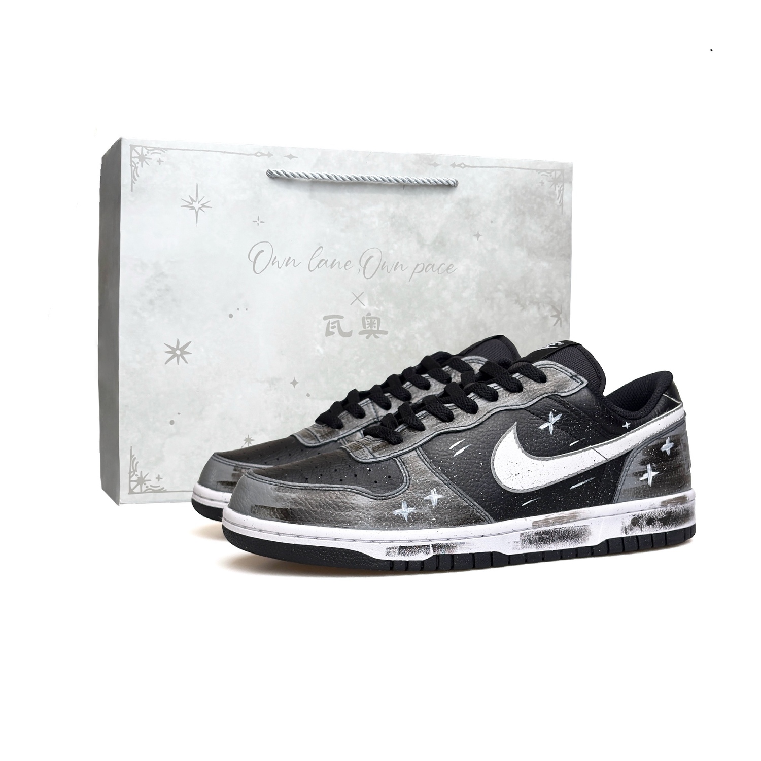 Nike Кроссовки для скейтбординга Big Wadi Abrasion Resistant Height Increasing Low top мужские черно-серые
Nike Кроссовки для скейтбординга Big Wadi Abrasion Resistant Height Increasing Low top мужские черно-серые