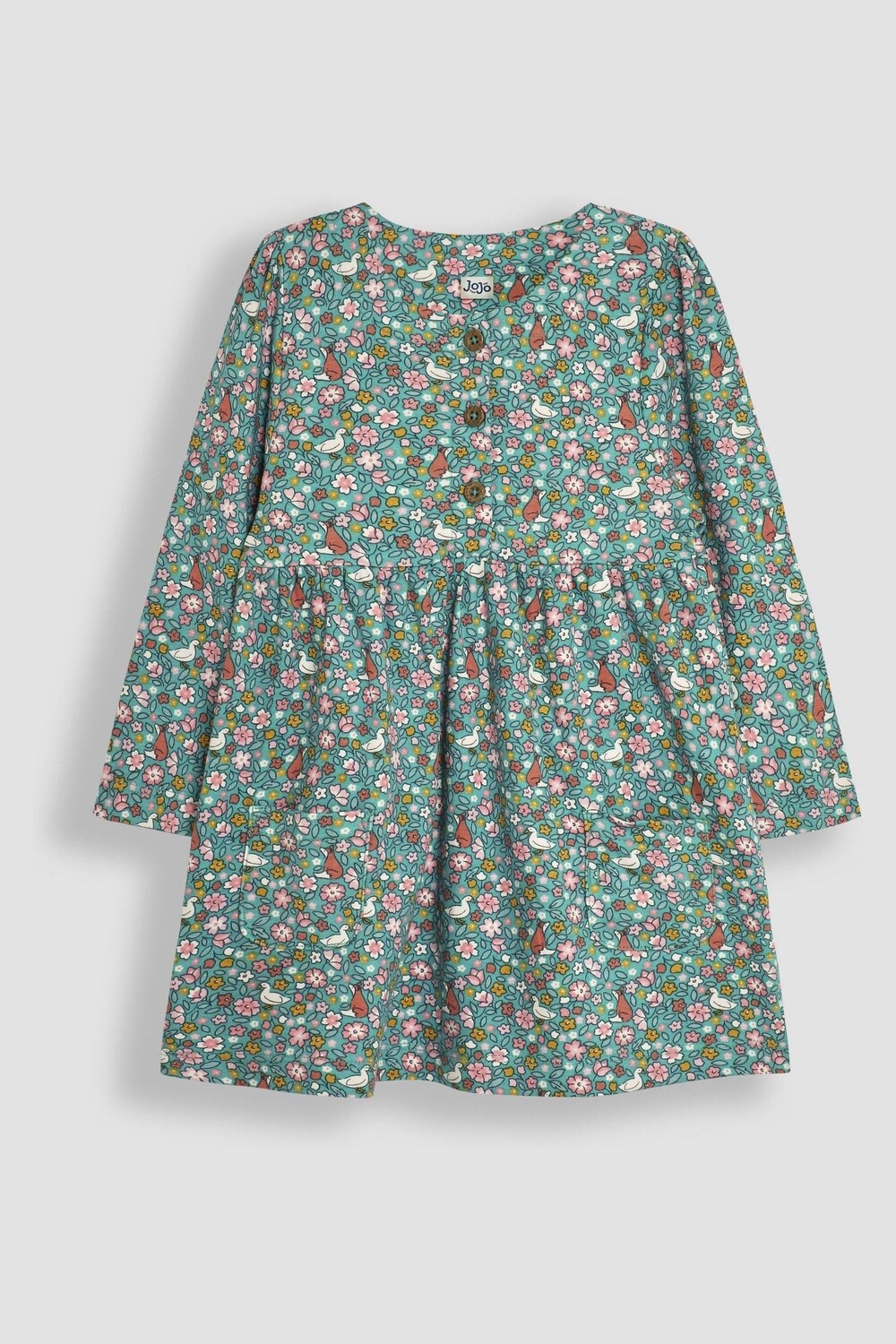 Платье с цветочным принтом утка и лиса на пуговицах спереди Jojo Maman Bébé, голубой
Платье с цветочным принтом утка и лиса на пуговицах спереди Jojo Maman Bébé, голубой