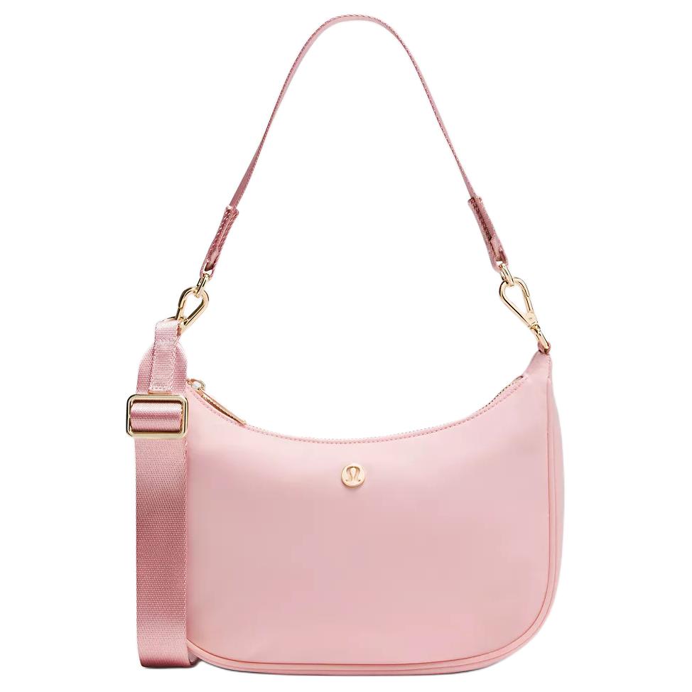 Lululemon Женская розовая сумка через плечо из переработанного нейлона, Pink
Lululemon Женская розовая сумка через плечо из переработанного нейлона, Pink