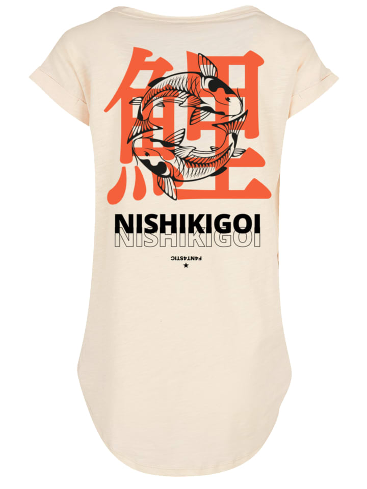 F4NT4STIC Футболка с длинным кроем Nishikigoi Koi Japan Graphic в цвете Whitesand
F4NT4STIC Футболка с длинным кроем Nishikigoi Koi Japan Graphic в цвете Whitesand