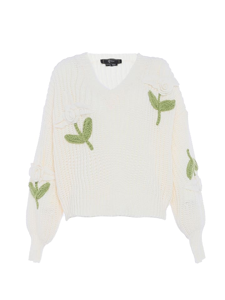 Женский свитер в цвете кремовый faina
Женский свитер в цвете кремовый faina