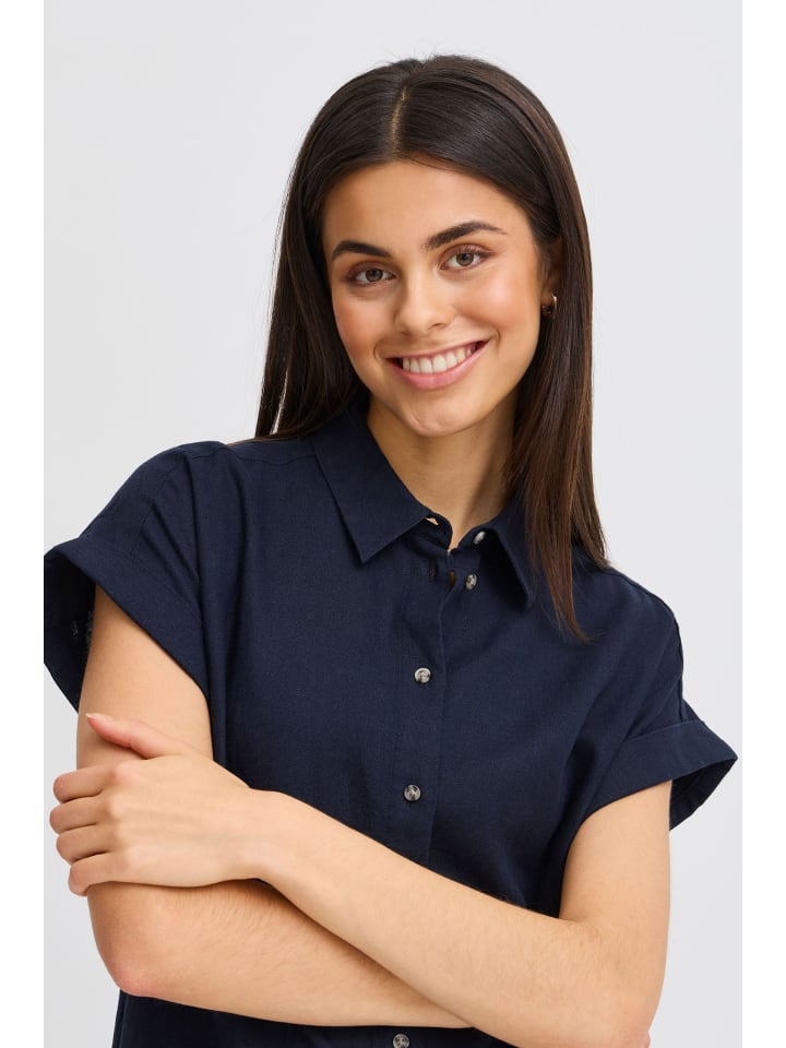 Платье FRMALLIA свободного кроя, темно-синего цвета, с блейзером Fransa
Платье FRMALLIA свободного кроя, темно-синего цвета, с блейзером Fransa