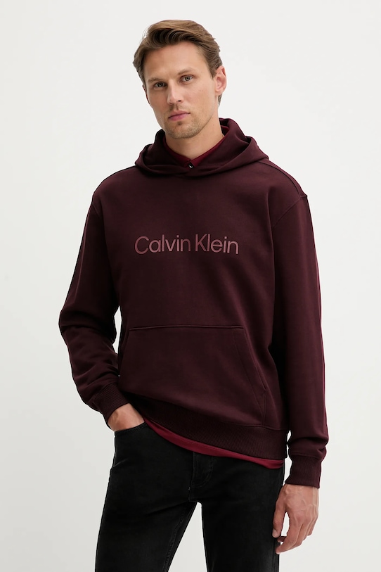 Хлопковая толстовка Calvin Klein, бордовый
Хлопковая толстовка Calvin Klein, бордовый