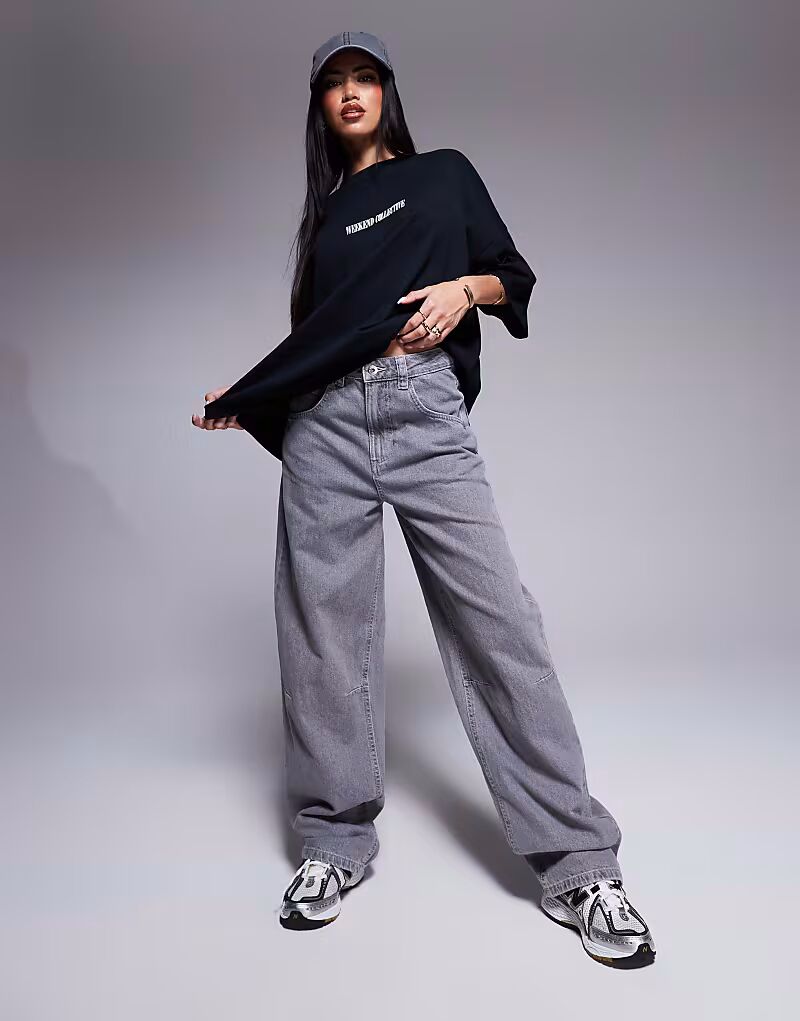 Джинсы Weekend Collective мешковатого кроя «бочка» серого цвета Asos Weekend Collective
Джинсы Weekend Collective мешковатого кроя «бочка» серого цвета Asos Weekend Collective