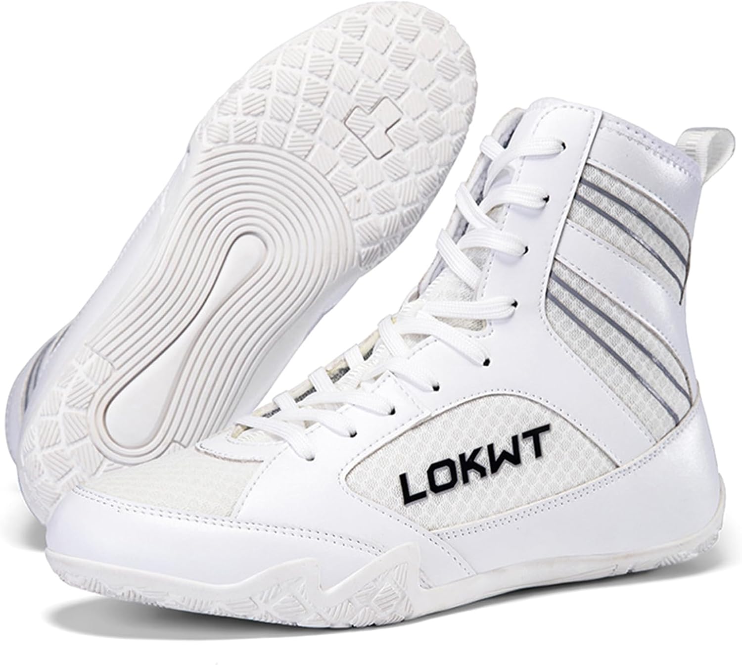 Мужские борцовки высокие боксерские ботинки удобные противоскользящие для соревнований и фитнес-тренировок Hiuzylqx, белый
Мужские борцовки высокие боксерские ботинки удобные противоскользящие для соревнований и фитнес-тренировок Hiuzylqx, белый