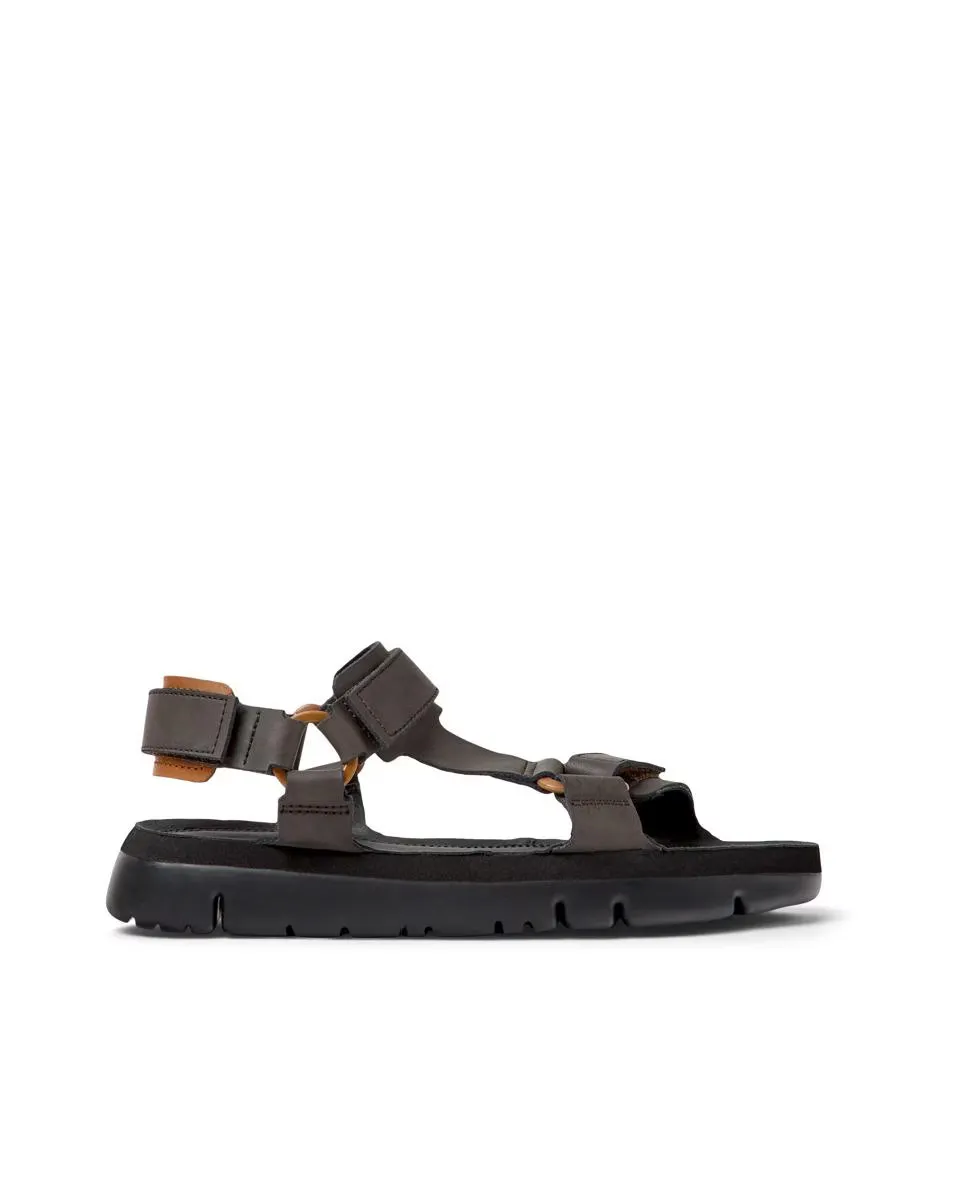 Мужские кожаные сандалии с застежкой-липучкой Camper, коричневый
Мужские кожаные сандалии с застежкой-липучкой Camper, коричневый