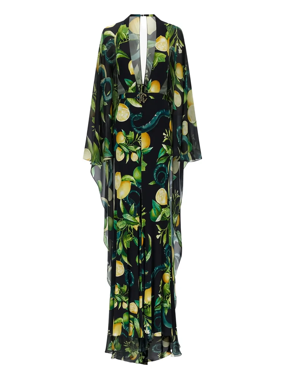 Платье с лимонным принтом Roberto Cavalli, черный
Платье с лимонным принтом Roberto Cavalli, черный