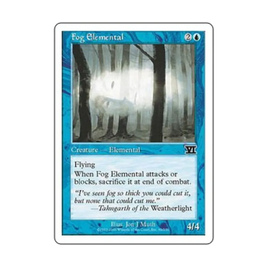 CCG Элементаль тумана (С), MTG - 6th Edition (Classic)
CCG Элементаль тумана (С), MTG - 6th Edition (Classic)