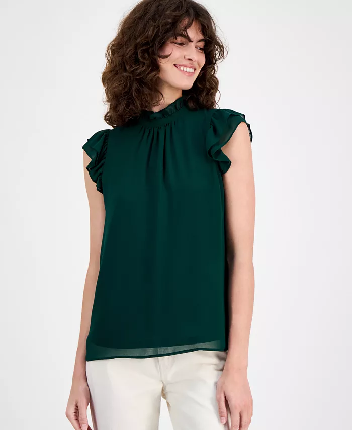 Женский топ с принтом и рукавами-крылышками Ak Anne Klein, зеленый
Женский топ с принтом и рукавами-крылышками Ak Anne Klein, зеленый