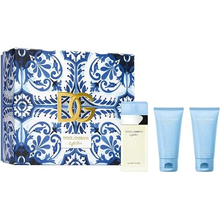 Dolce & Gabbana Light Blue Eau De Toilette 50ml, Shower Gel 50ml, Body Cream 50ml Gift Set
Dolce & Gabbana Light Blue Eau De Toilette 50ml, Shower Gel 50ml, Body Cream 50ml Gift Set