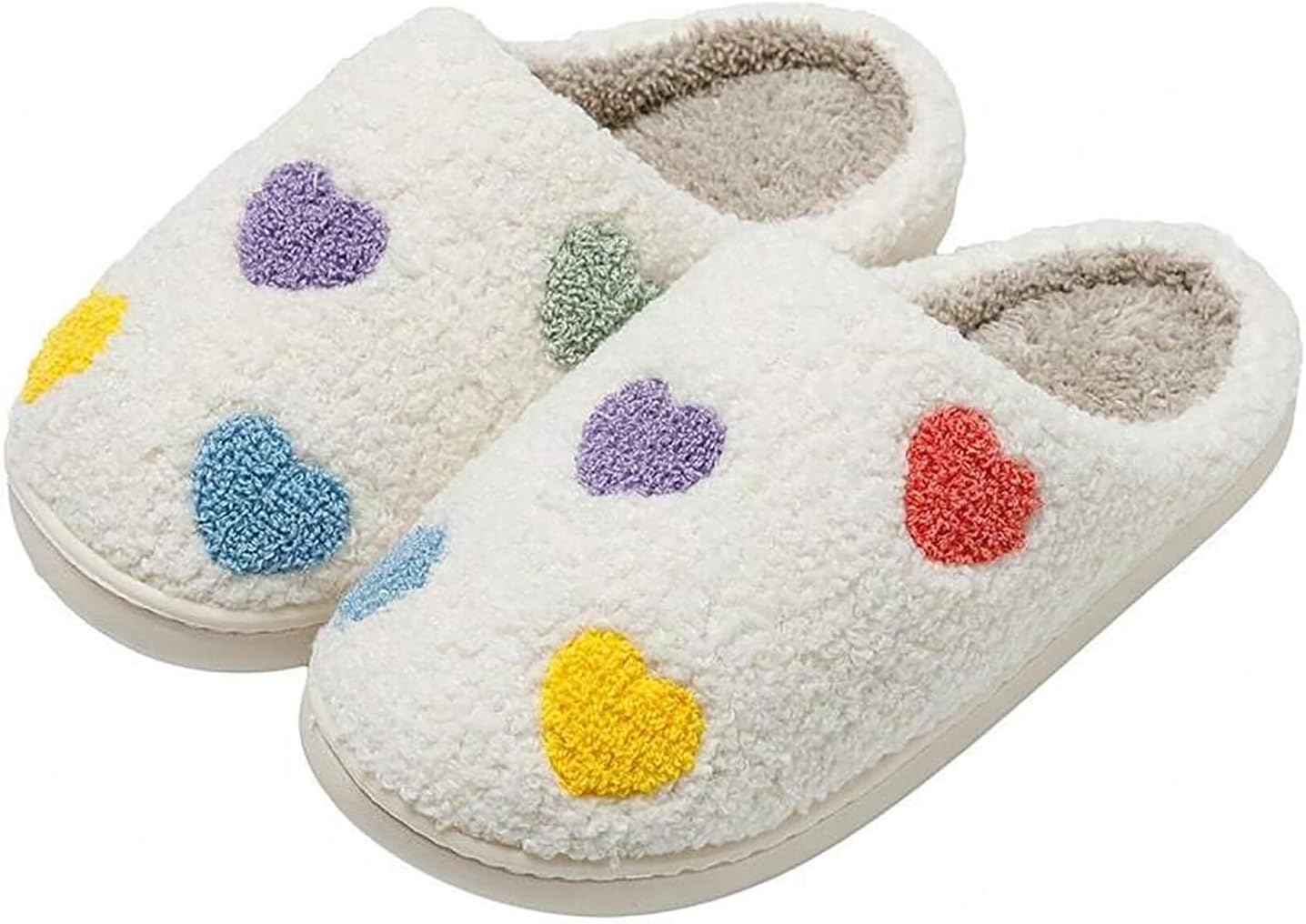 Женские и мужские милые пушистые тапочки с сердечком с эффектом памяти, мягкие тапочки, уютная обувь для дома и улицы Qqgb, 3-colourful
Женские и мужские милые пушистые тапочки с сердечком с эффектом памяти, мягкие тапочки, уютная обувь для дома и улицы Qqgb, 3-colourful