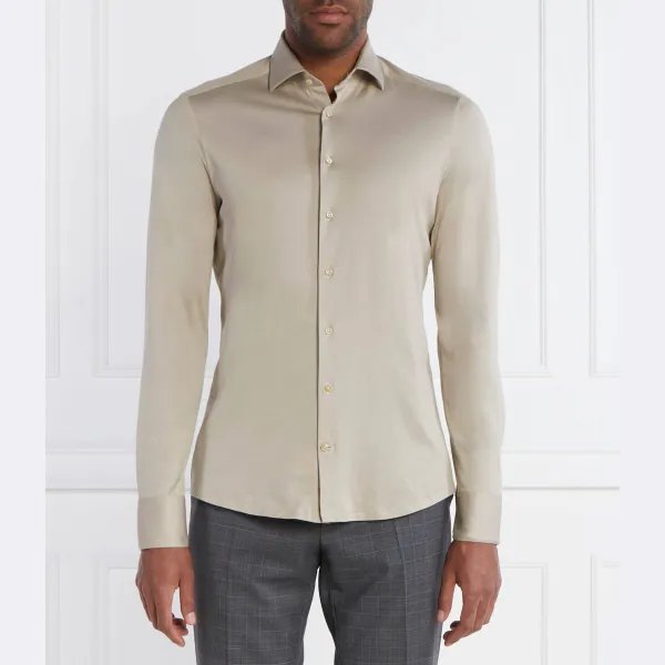 Рубашка узкого кроя Stenströms, бежевый
Рубашка узкого кроя Stenströms, бежевый