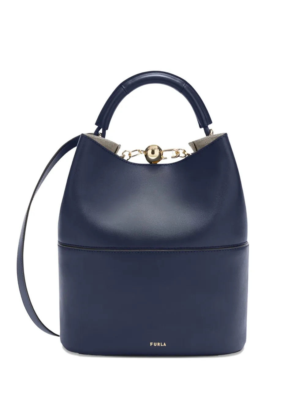 Сумка-ведро Sfera с цепочкой Furla, синий
Сумка-ведро Sfera с цепочкой Furla, синий
