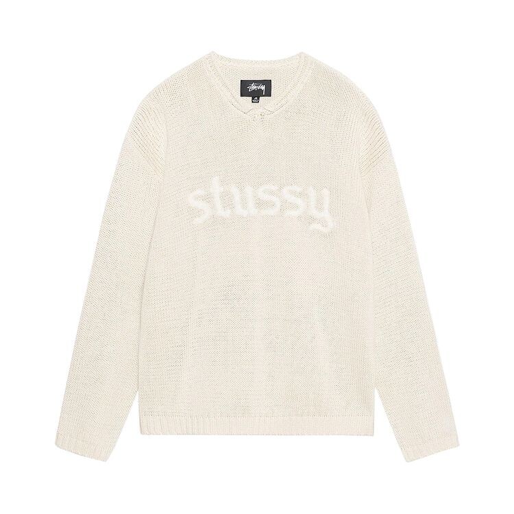 Свитер Stussy Embroidered V Neck Logo Sweater Natural, кремовый
Свитер Stussy Embroidered V Neck Logo Sweater Natural, кремовый