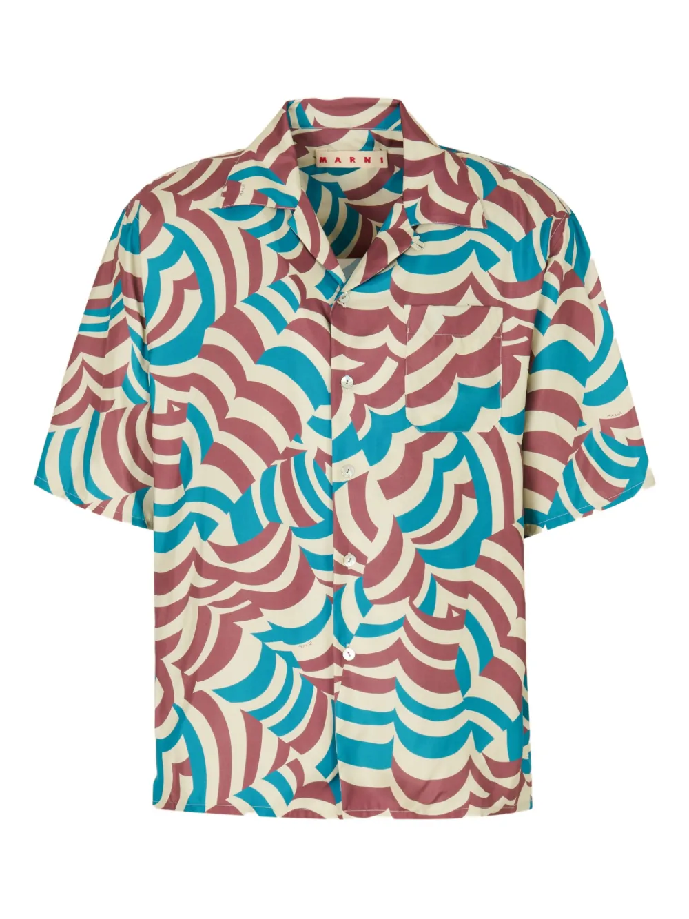 Рубашка с короткими рукавами Marni, синий
Рубашка с короткими рукавами Marni, синий