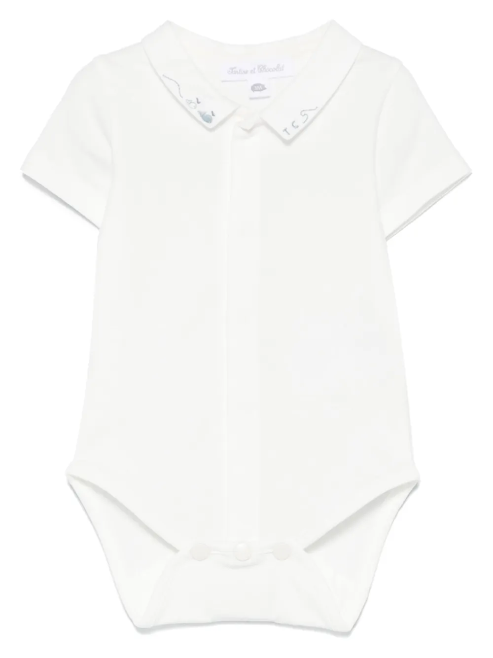 Боди с вышитым логотипом Tartine Et Chocolat, белый
Боди с вышитым логотипом Tartine Et Chocolat, белый
