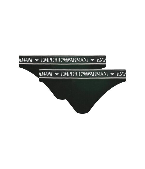 Трусы женские Emporio Armani хлопковые с логотипом бренда 2 пары, черный
Трусы женские Emporio Armani хлопковые с логотипом бренда 2 пары, черный