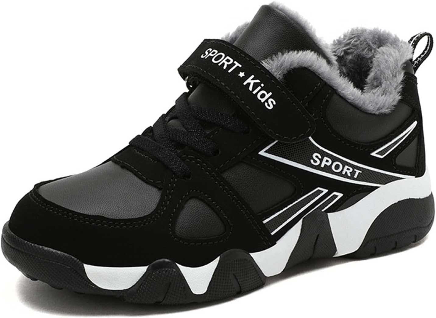 Зимние кроссовки Eliogn Boys с искусственным мехом, ботильоны на щиколотку, унисекс, теплые высокие спортивные туфли для детей (старшие/младшие), Blakc White
Зимние кроссовки Eliogn Boys с искусственным мехом, ботильоны на щиколотку, унисекс, теплые высокие спортивные туфли для детей (старшие/младшие), Blakc White