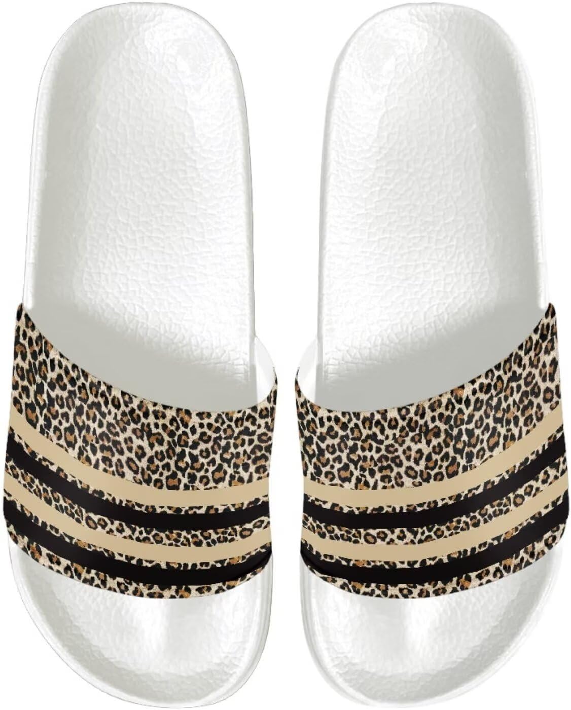 Мужские шлепанцы с плоской подошвой, нескользящие, быстро сохнущие, для душа, для ванной комнаты, для улицы и дома Jrysaedy, Leopard Stripes
Мужские шлепанцы с плоской подошвой, нескользящие, быстро сохнущие, для душа, для ванной комнаты, для улицы и дома Jrysaedy, Leopard Stripes