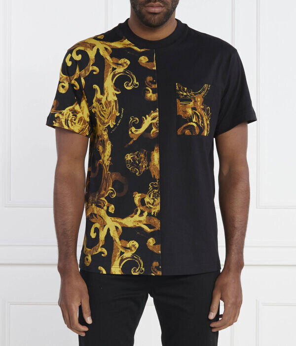 Футболка мужская Versace Jeans Couture с рисунком, черный 
Футболка мужская Versace Jeans Couture с рисунком, черный