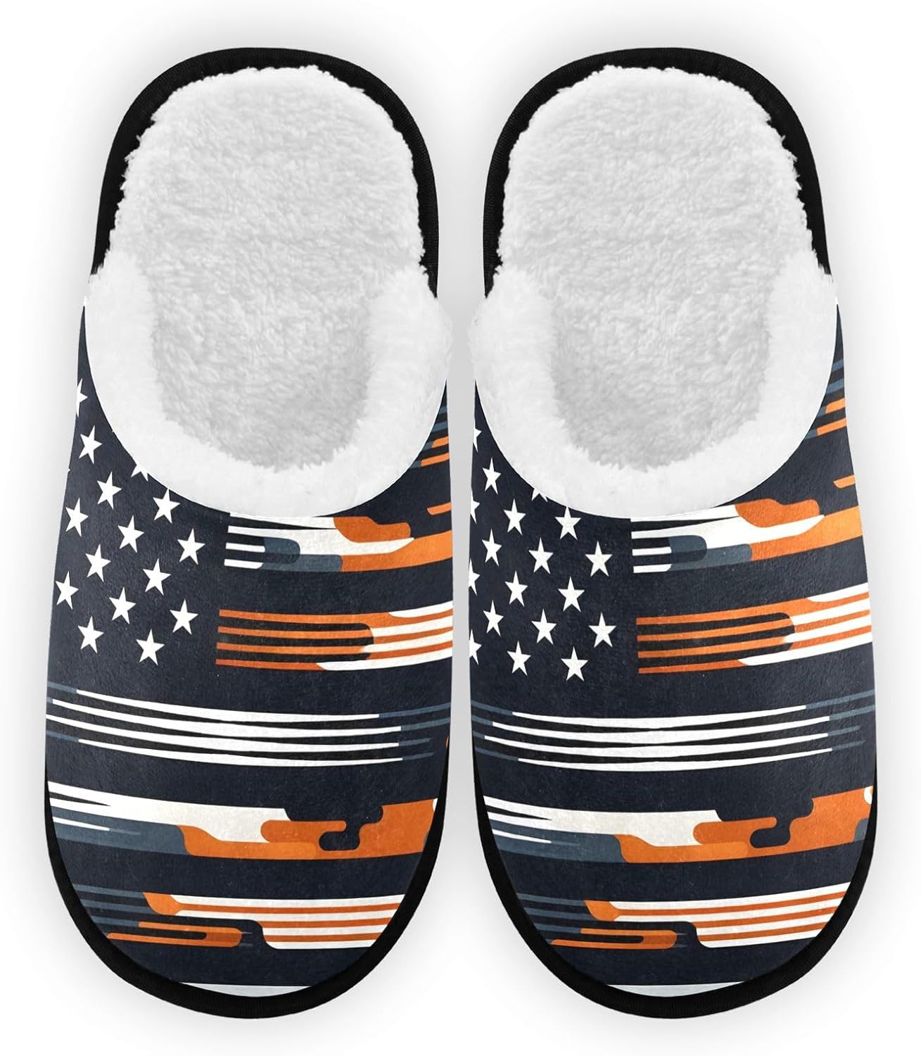 Мягкие тапочки FENOCHE с американским флагом для женщин и мужчин, теплые и удобные, для путешествий и спа, домашние тапочки с противоскользящей подошвой, Multicolor
Мягкие тапочки FENOCHE с американским флагом для женщин и мужчин, теплые и удобные, для путешествий и спа, домашние тапочки с противоскользящей подошвой, Multicolor