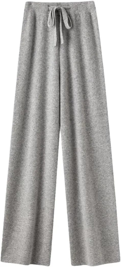 Женские шерстяные брюки с широкими штанинами и высокой талией
Женские шерстяные брюки с широкими штанинами и высокой талией