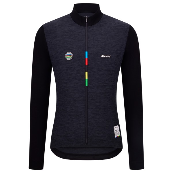 Майка чемпиона мира UCI с длинным рукавом mondo - веломайка Santini, Nero
Майка чемпиона мира UCI с длинным рукавом mondo - веломайка Santini, Nero